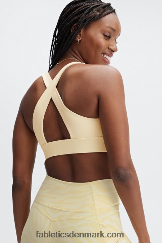 Fabletics Kvinder oasis twist sports bh 110 PNX2T1729 kærnemælk