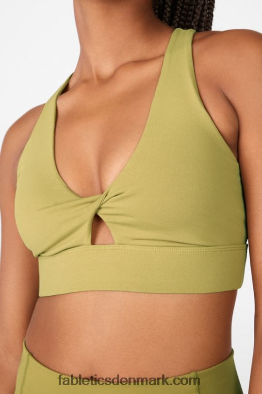 Fabletics Kvinder oasis twist sports bh 111 PNX2T1734 timian