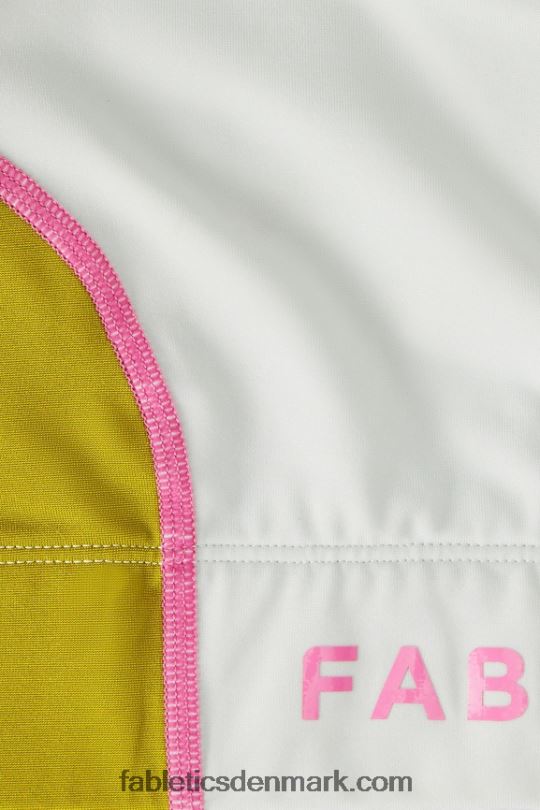 Fabletics Kvinder on-the-go medium impact sports bh 112 PNX2T1739 myntegrå/olivenlund