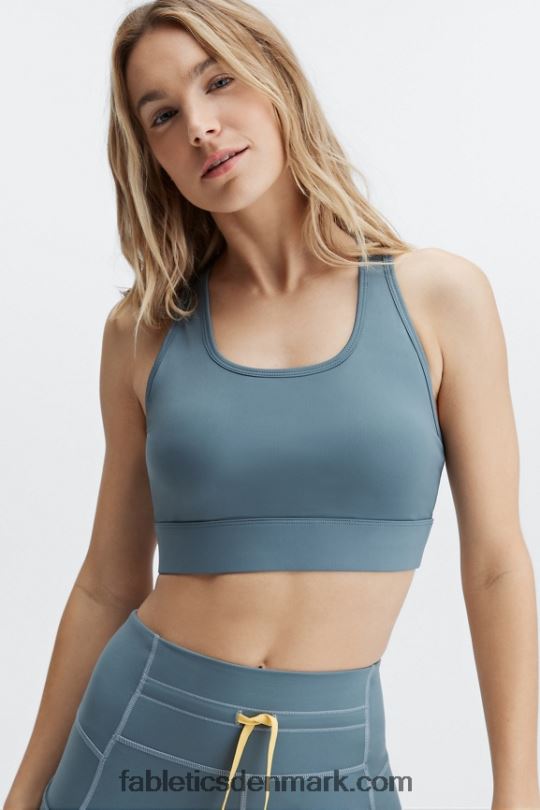 Fabletics Kvinder on-the-go medium impact sports bh 116 PNX2T1761 storm sky