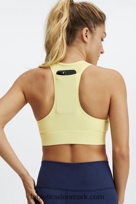 Fabletics Kvinder on-the-go medium impact sports bh 116 PNX2T1764 citroncreme