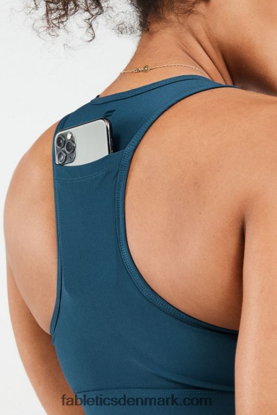 Fabletics Kvinder on-the-go medium impact sports bh 117 PNX2T1769 midnatsblomst
