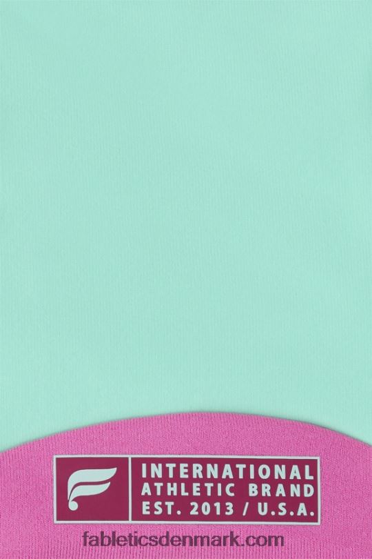 Fabletics Kvinder on-the-go midi medium impact sports bh 127 PNX2T1824 misty bay/pink pop/rosede kinder