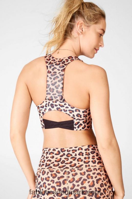 Fabletics Kvinder on-the-go midi medium impact sports bh 130 PNX2T1837 meru