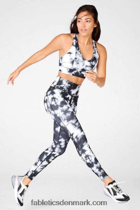 Fabletics Kvinder on-the-go midi medium impact sports bh 131 PNX2T1840 statisk