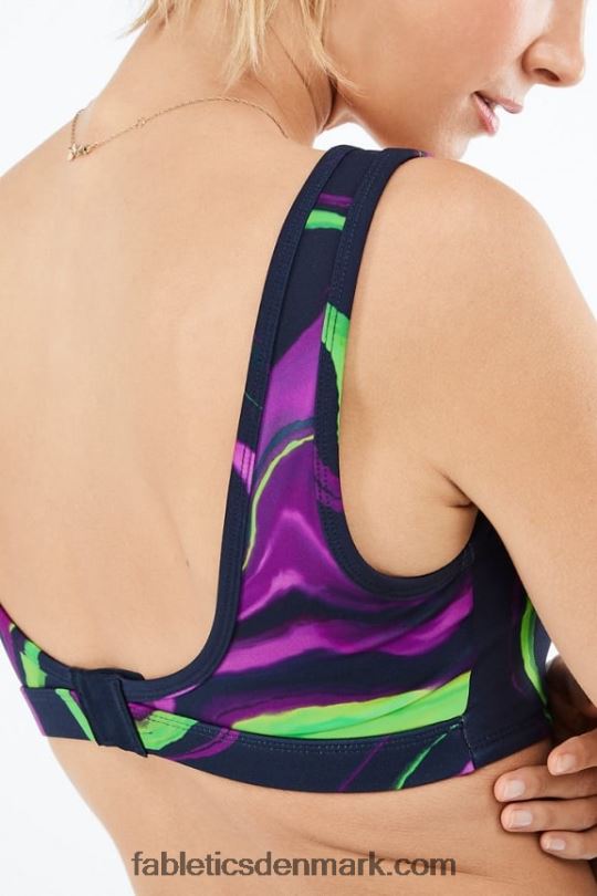 Fabletics Kvinder rivka sports-bh med medium slagkraft PNX2T1891 dis bølge