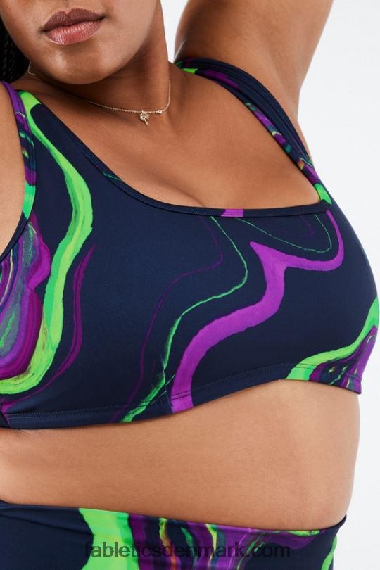 Fabletics Kvinder rivka sports-bh med medium slagkraft PNX2T1892 dis bølge