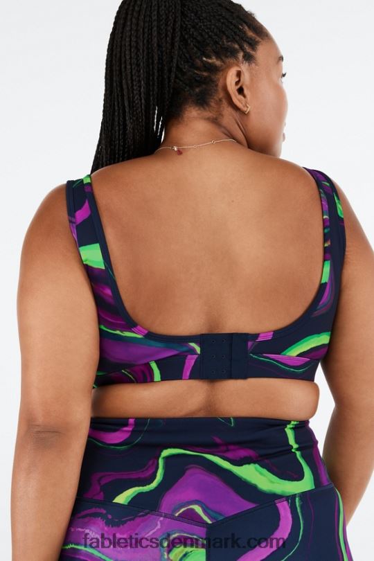Fabletics Kvinder rivka sports-bh med medium slagkraft PNX2T1892 dis bølge