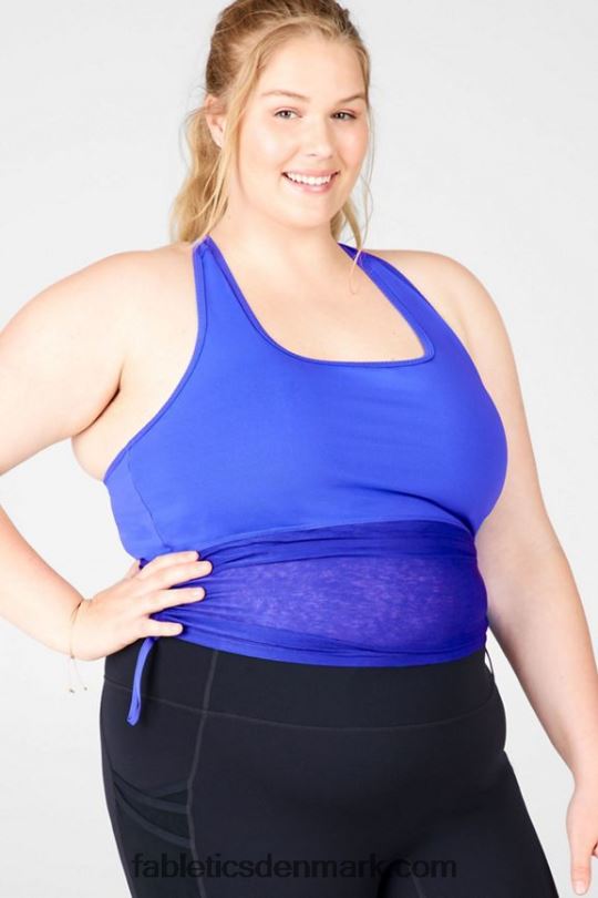 Fabletics Kvinder ryan midi logo sports bh PNX2T1929 supernova logo
