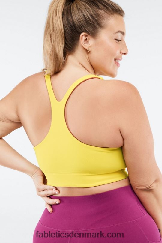 Fabletics Kvinder simone sculptknit vendbar sports-bh PNX2T1865 solsikke/meget bær