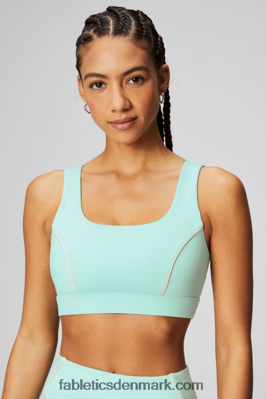 Fabletics Kvinder sports-bh med medium slagpåvirkning PNX2T1817 misty bay/fersken kys