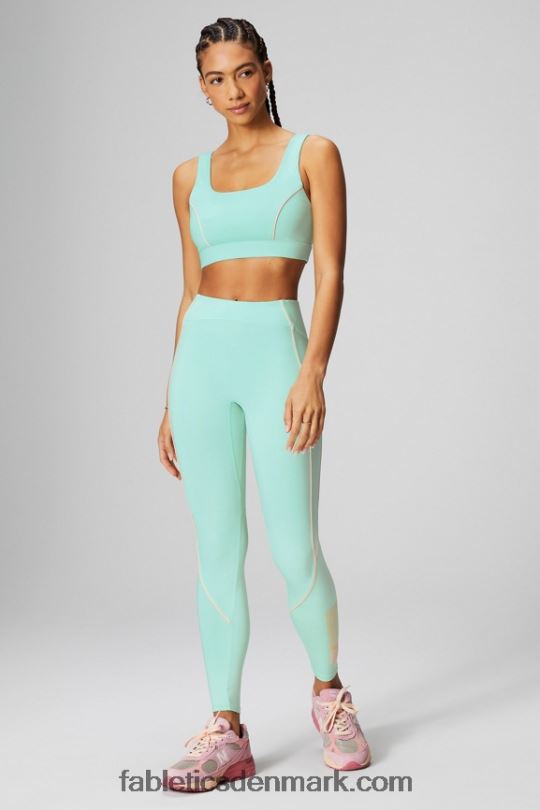 Fabletics Kvinder sports-bh med medium slagpåvirkning PNX2T1817 misty bay/fersken kys