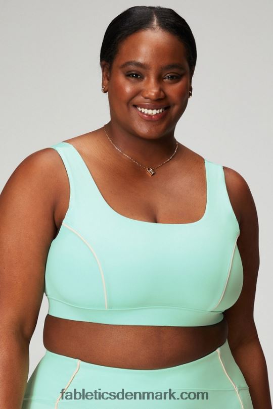 Fabletics Kvinder sports-bh med medium slagpåvirkning PNX2T1818 misty bay/fersken kys