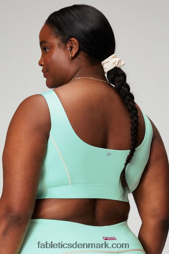 Fabletics Kvinder sports-bh med medium slagpåvirkning PNX2T1818 misty bay/fersken kys