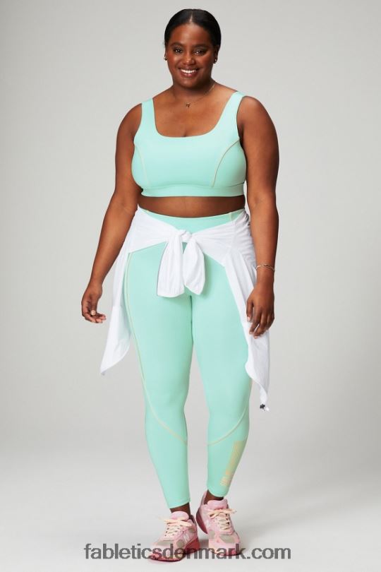Fabletics Kvinder sports-bh med medium slagpåvirkning PNX2T1818 misty bay/fersken kys