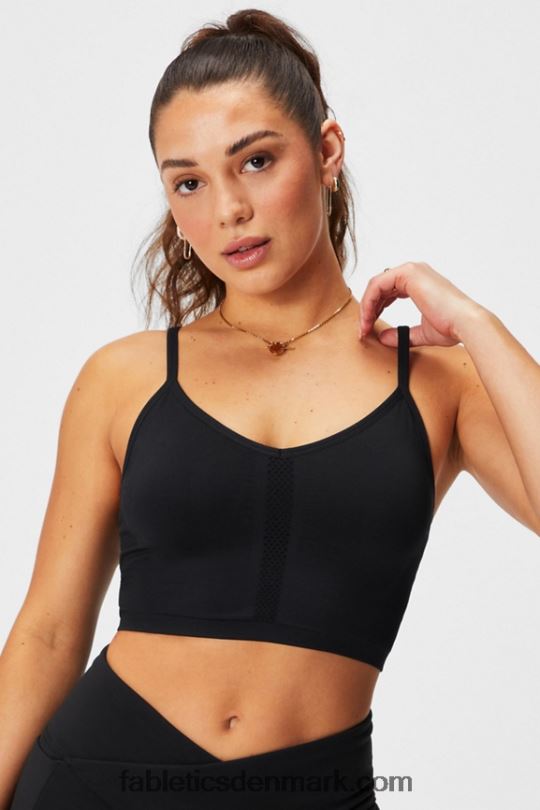 Fabletics Kvinder sync sømløs bralette PNX2T2817 sort