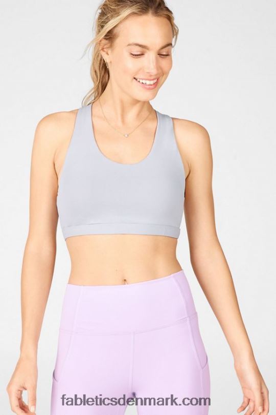 Fabletics Kvinder vera medium impact sports bh PNX2T1931 dis grå/citron/himmellilla