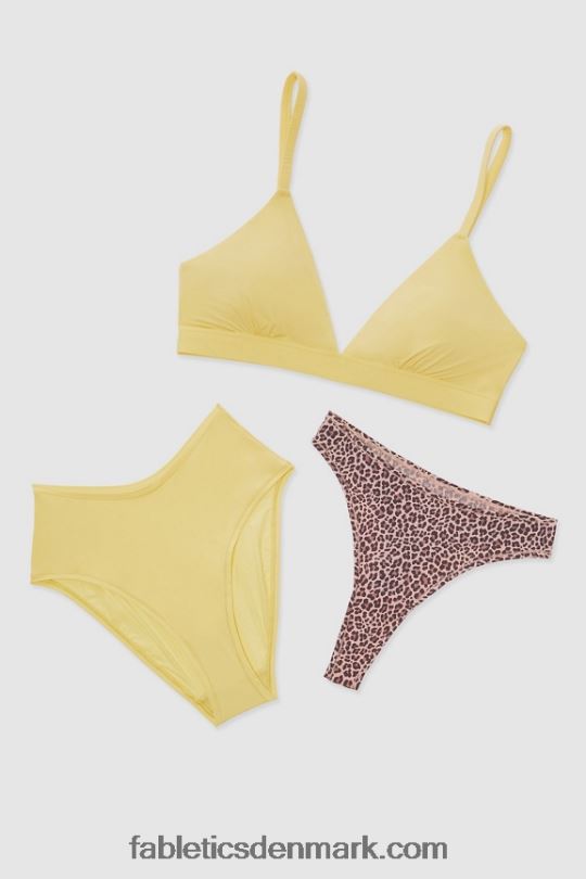 Fabletics Kvinder blottet 3-delt bundt PNX2T2890 haute rød leopard kys