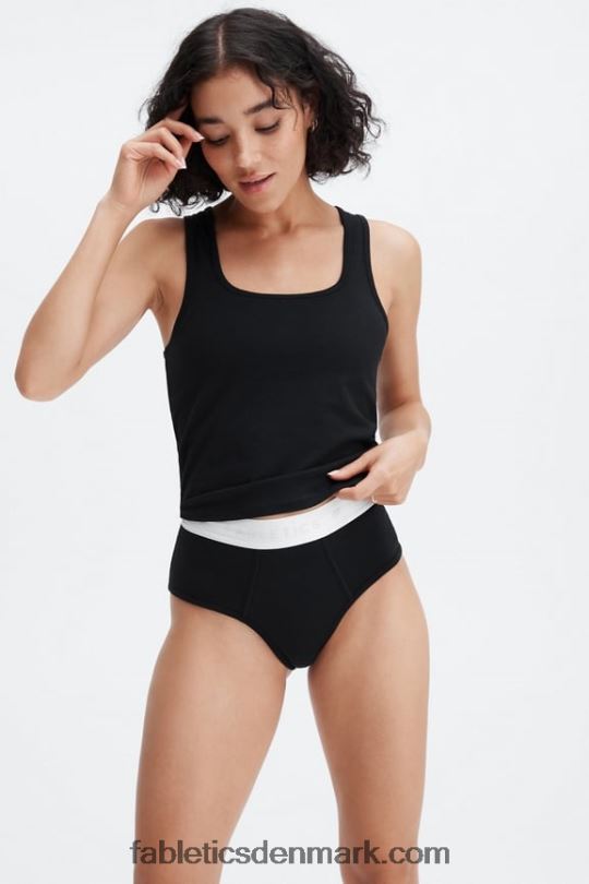 Fabletics Kvinder 24-7 højtaljet trusse PNX2T2864 sort