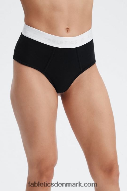 Fabletics Kvinder 24-7 højtaljet trusse PNX2T2864 sort