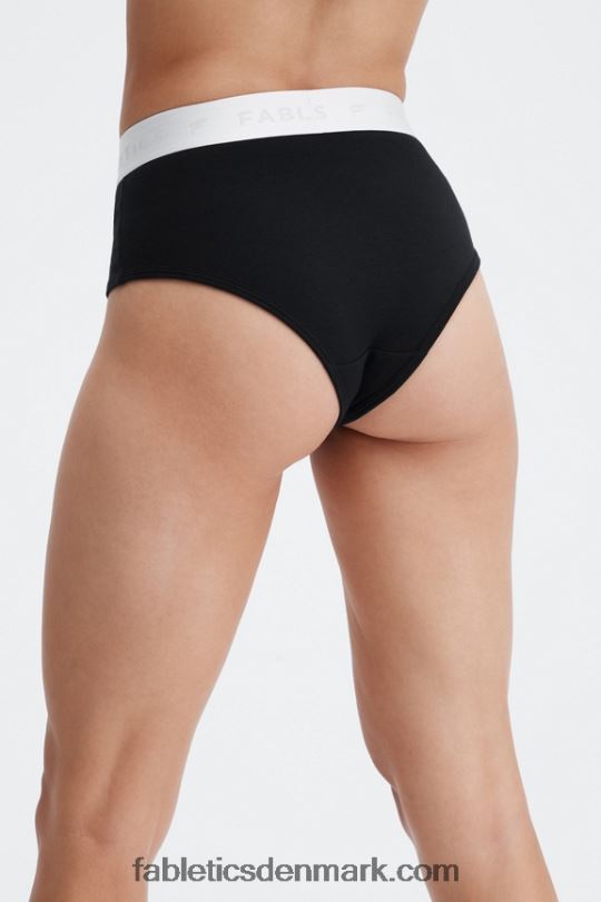 Fabletics Kvinder 24-7 højtaljet trusse PNX2T2864 sort