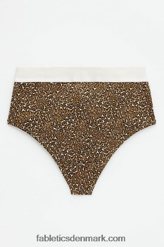 Fabletics Kvinder 24-7 højtaljet trusse PNX2T2866 mørk bronze leopardplet