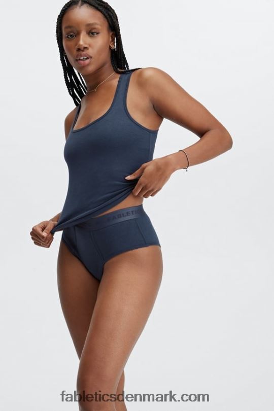 Fabletics Kvinder 24-7 højtaljet trusse PNX2T2871 klassisk flåde