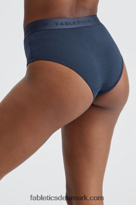 Fabletics Kvinder 24-7 højtaljet trusse PNX2T2871 klassisk flåde