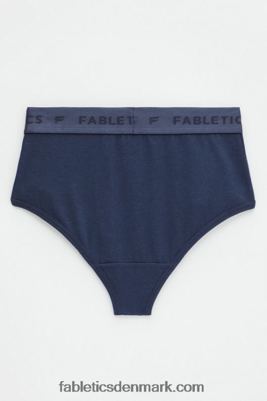 Fabletics Kvinder 24-7 højtaljet trusse PNX2T2871 klassisk flåde