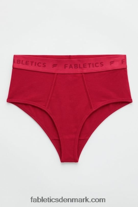 Fabletics Kvinder 24-7 højtaljet trusse PNX2T2874 dyb rød