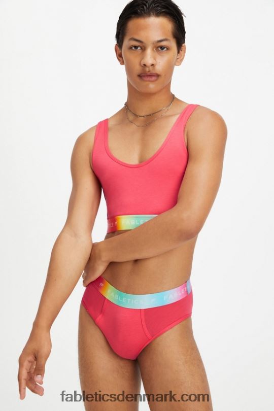 Fabletics Kvinder 24/7 pride højtaljet trusse PNX2T2861 magenta rød