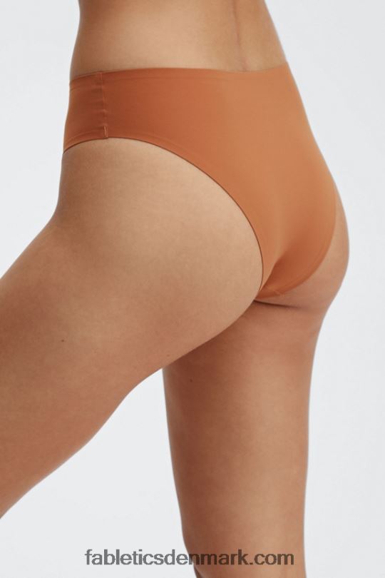 Fabletics Kvinder aiko hi-cut fræk bundet trusse PNX2T2904 brændt mursten