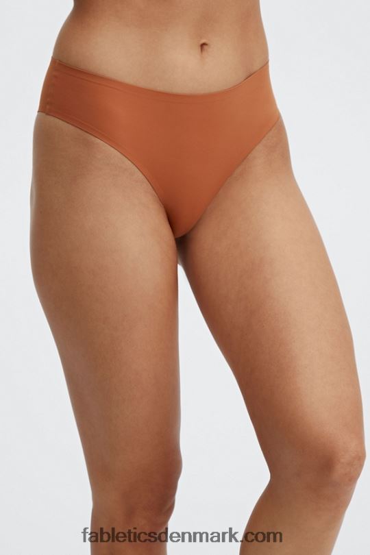 Fabletics Kvinder aiko hi-cut fræk bundet trusse PNX2T2904 brændt mursten