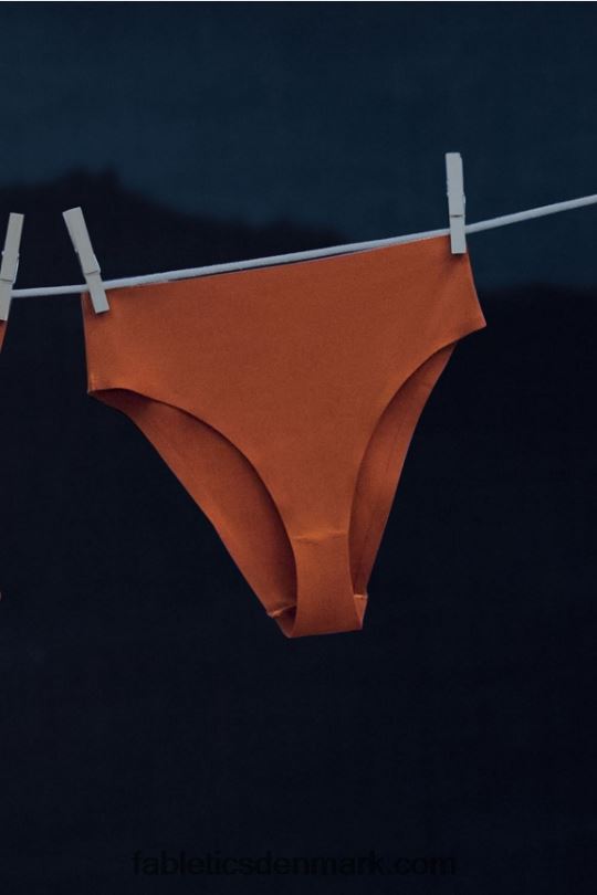 Fabletics Kvinder aiko hi-cut fræk bundet trusse PNX2T2905 brændt mursten