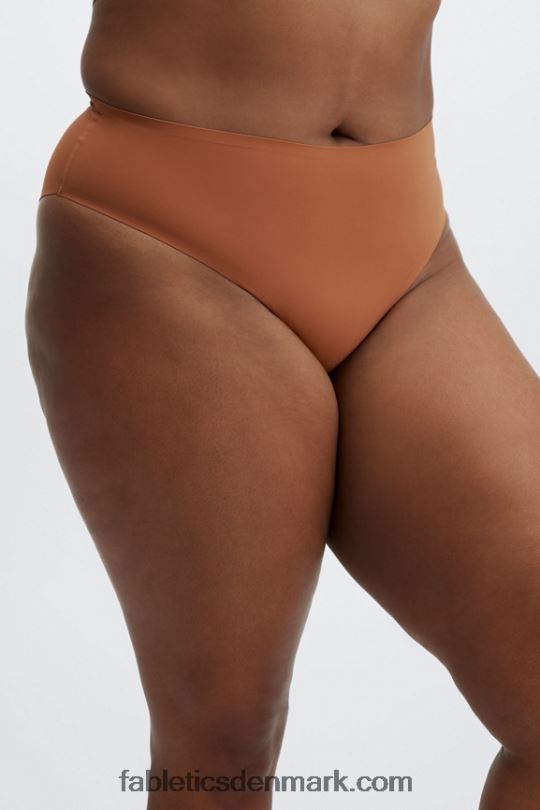 Fabletics Kvinder aiko hi-cut fræk bundet trusse PNX2T2905 brændt mursten