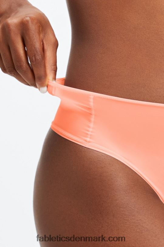 Fabletics Kvinder fin touch højtaljet g-streng PNX2T2882 koral
