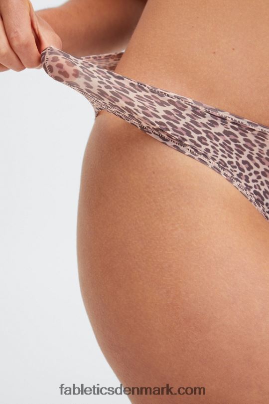 Fabletics Kvinder fine touch klassisk shorts PNX2T2834 støvet roset leopardplet