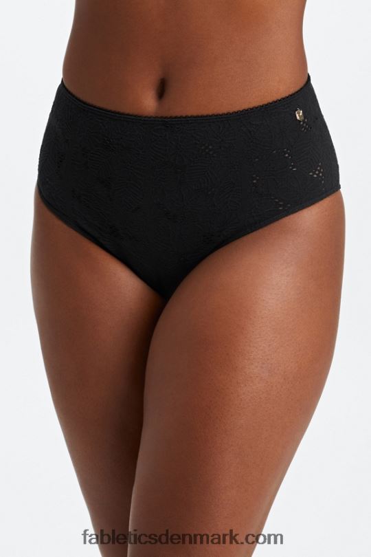 Fabletics Kvinder sømløs frække kniplinger PNX2T2896 sort