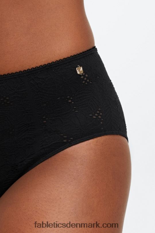 Fabletics Kvinder sømløs frække kniplinger PNX2T2896 sort