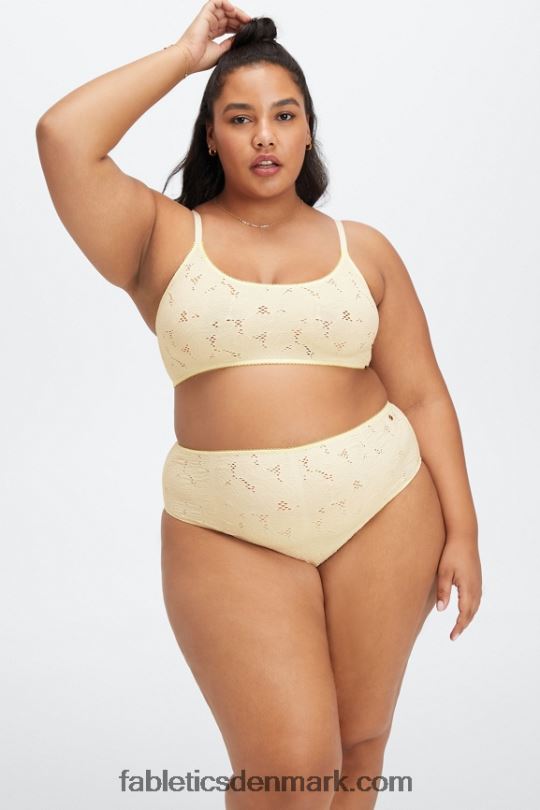 Fabletics Kvinder sømløs frække kniplinger PNX2T2898 hejre/visget lime