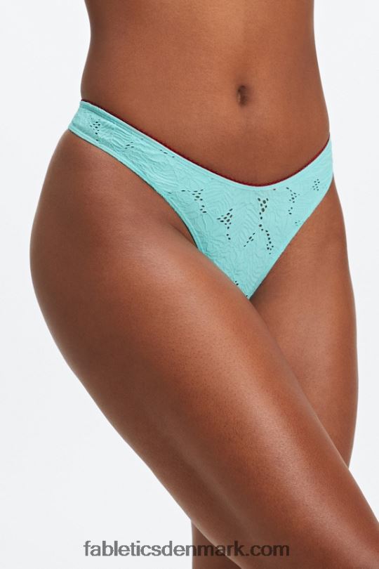 Fabletics Kvinder sømløs højtaljet g-streng med blonder PNX2T2891 krystalbølge/søde kirsebær