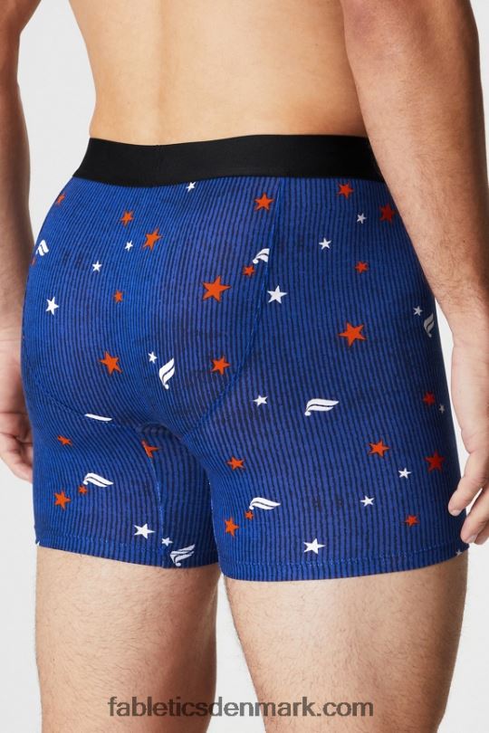 Fabletics Mænd 24-7 boxershorts 194 PNX2T3745 stjerner og striber