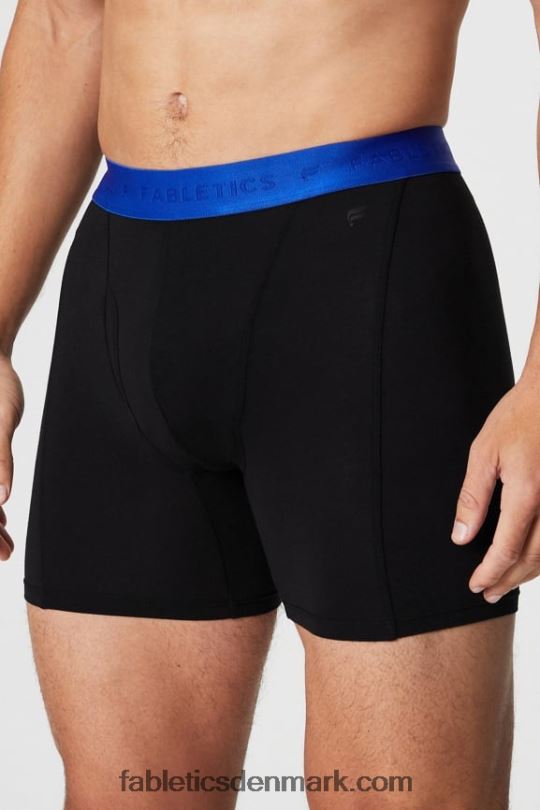 Fabletics Mænd 24-7 boxershorts 194 PNX2T3749 sort/celeste
