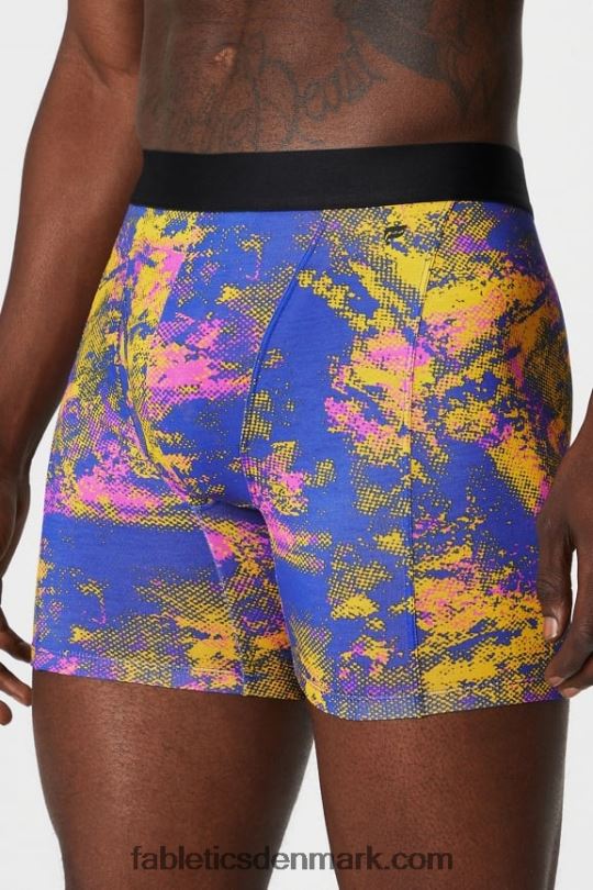 Fabletics Mænd 24-7 boxershorts 195 PNX2T3750 solnedgang gul omgivende støj