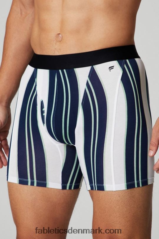 Fabletics Mænd 24-7 boxershorts 195 PNX2T3754 kollegial flåde mulligan stribe