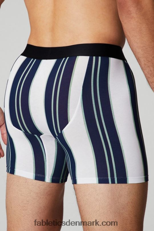 Fabletics Mænd 24-7 boxershorts 195 PNX2T3754 kollegial flåde mulligan stribe