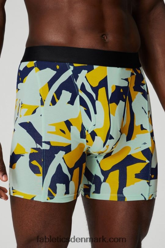 Fabletics Mænd 24-7 boxershorts 196 PNX2T3755 kollegiale flåde økologiske klatter