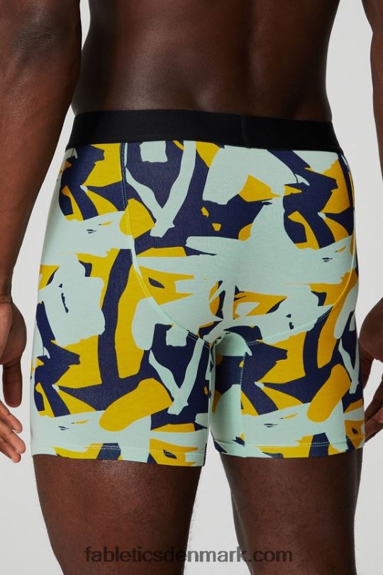 Fabletics Mænd 24-7 boxershorts 196 PNX2T3755 kollegiale flåde økologiske klatter