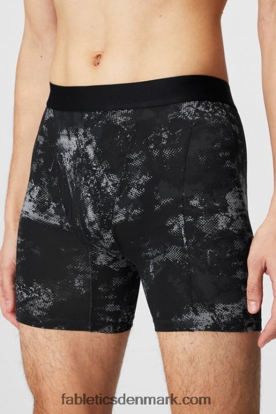 Fabletics Mænd 24-7 boxershorts 197 PNX2T3762 sort omgivende støj