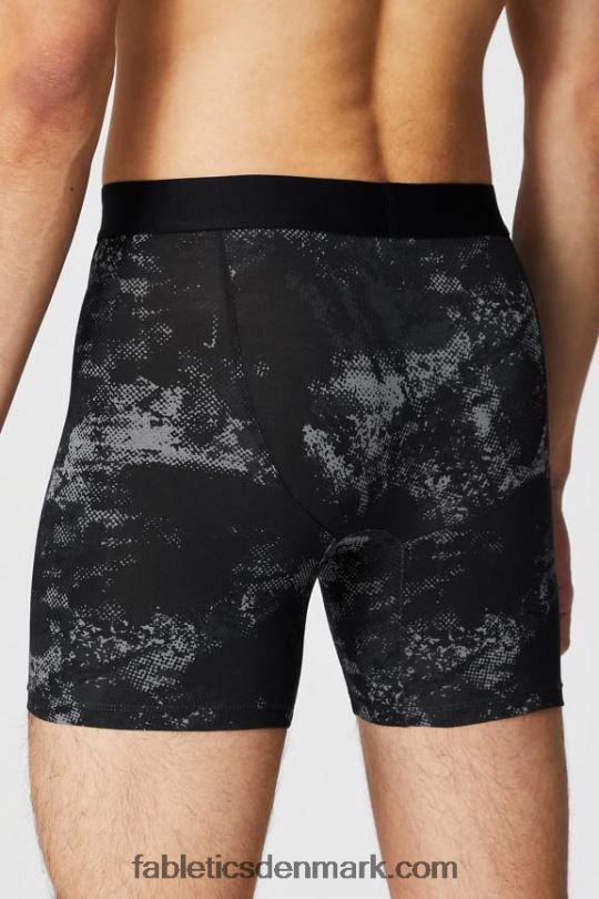 Fabletics Mænd 24-7 boxershorts 197 PNX2T3762 sort omgivende støj